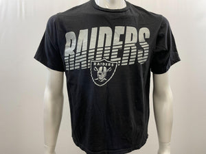 NFL Men's Black Las Vegas Raiders Short Sleeve T-Shirt Size Medium Cotton