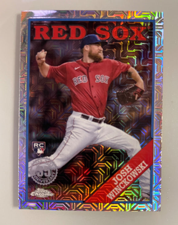 2023 Topps Baseball Mojo Refractor Josh Winckowski RC Red Sox T88C-56