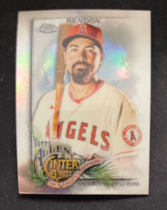 2022 Topps Allen & Ginter Chrome Refractor Anthony Rendon Angels 88