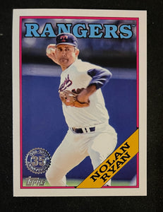 2023 Topps Series 1 1988 35th Anniversary Nolan Ryan Rangers T88-86