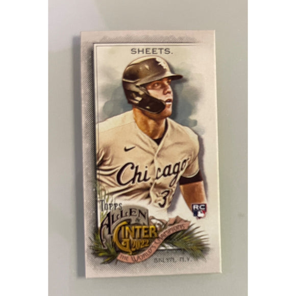 2022 Topps Allen & Ginter - Mini A&G Back - Gavin Sheets RC - White Sox - 195