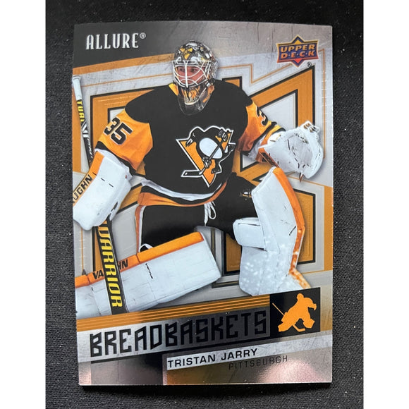 2021-22 Upper Deck Allure - Breadbaskets - Tristan Jarry - Penguins - BB-18