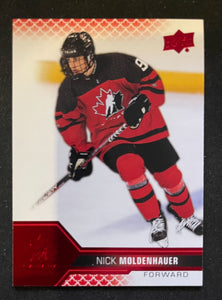 2022 Upper Deck Team Canada Juniors - Red - Nick Moldenhauer