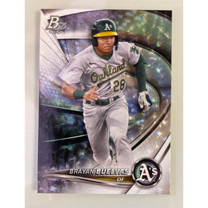 2022 Bowman Platinum Ice Foil Prospect Brayan Buelvas Athletics TOP-68