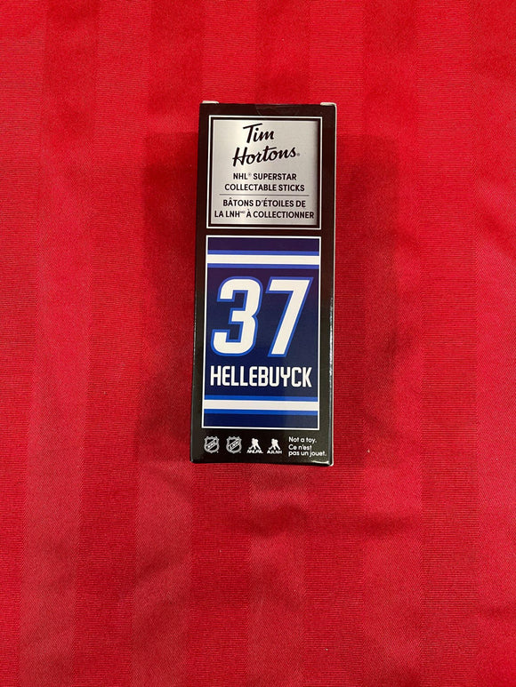 2021 Tim Hortons Superstar Collectable Sticks #37 Connor Hellebuyck Winnipeg Jets