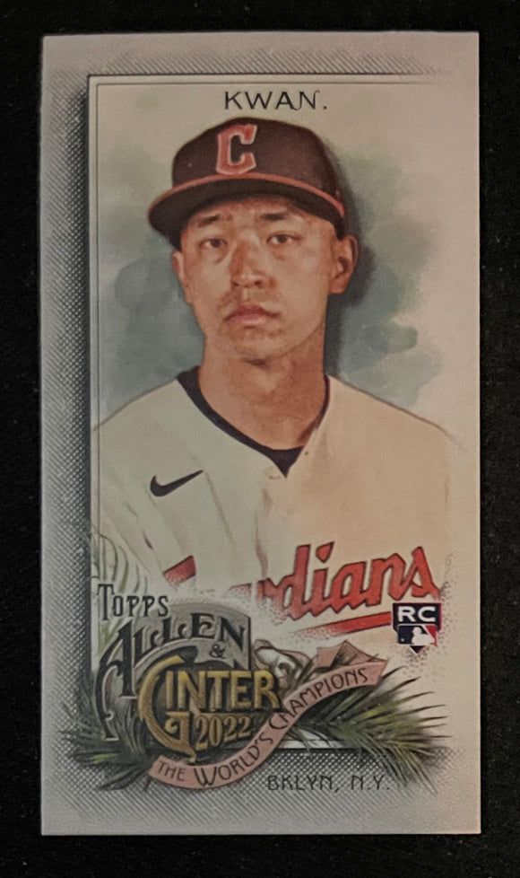 2022 Allen & Ginter - Mini - Steven Kwan RC - Guardians - 228