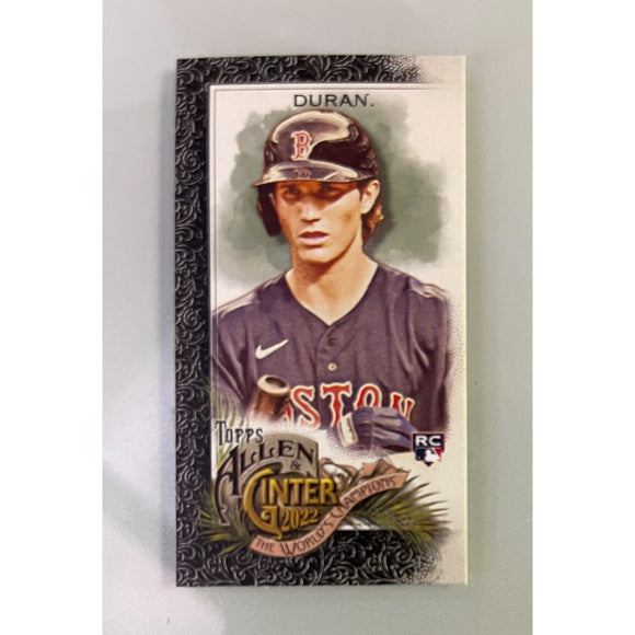 2022 Topps Allen & Ginter - Mini Black Border - Jarren Duran RC - 110