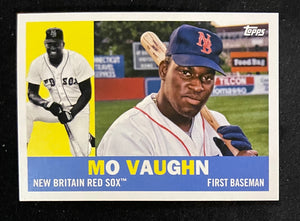 2022 Topps Pro Debut - MiLB Legends - Mo Vaughn - New Britain Red Sox - MiLB-10