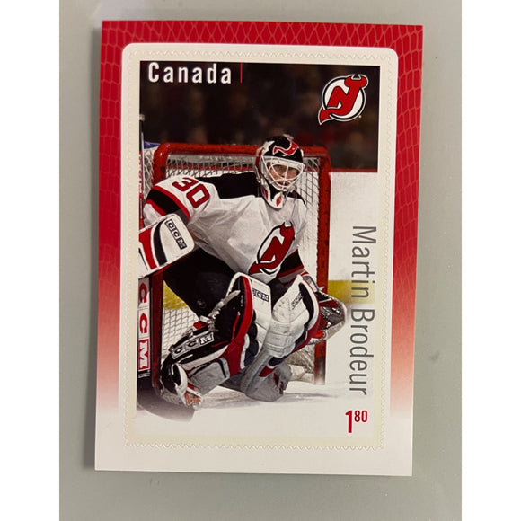 Canada Post NHL Souvenir Sheet Stamp 2015 Martin Brodeur New Jersey Devils $1.80