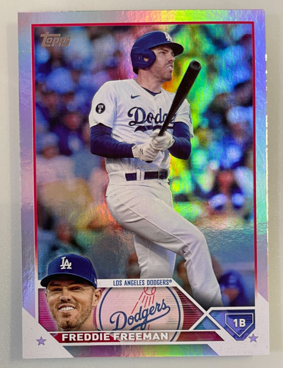 2023 Topps Series 1 Rainbow Foil Freddie Freeman Dodgers 200