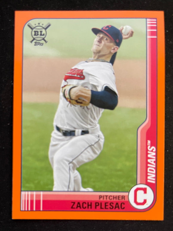 2021 Topps Big League - Orange - Zach Plesac - Indians - 219