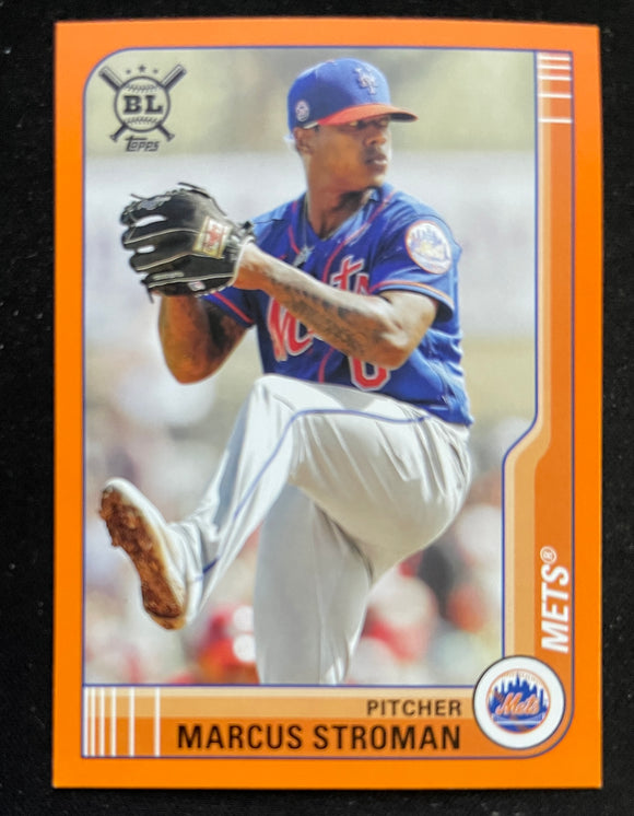 2021 Topps Big League - Orange - Marcus Stroman - Mets - 179