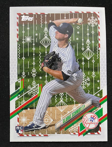 2021 Topps Holiday Baseball - Clarke Schmidt RC - Yankees - HW59