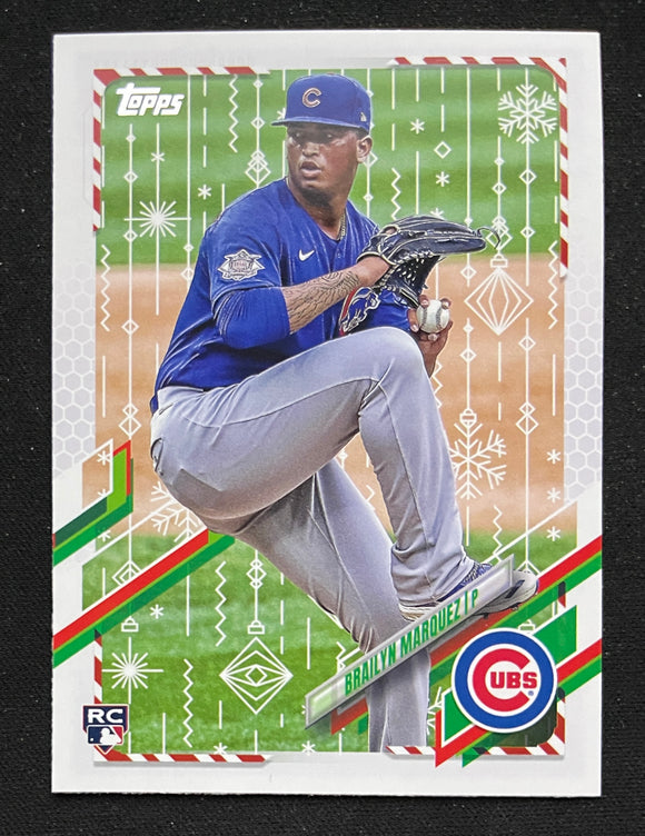 2021 Topps Holiday Baseball - Brailyn Marquez RC - Cubs - HW78