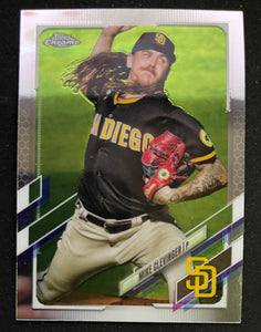 2021 Topps Chrome Baseball - Mike Clevinger - Padres - 130