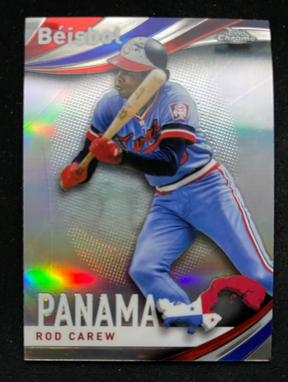 2021 Topps Chrome Baseball - Refractor - Beisbol - Panama - Rod Carew - Twins - B-5