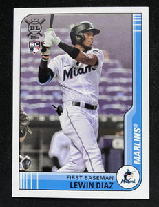 2021 Topps Big League - Base - Lewin Diaz RC - Marlins - 26