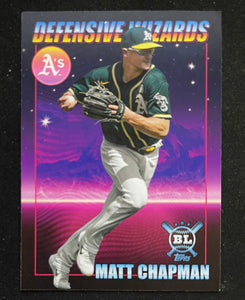 2021 Topps Big League - Defensive Wizards - Matt Chapman - Athletics - DW-3