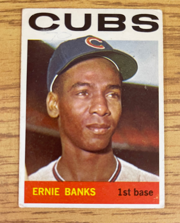 1964 Topps Baseball - Ernie Banks - Cubs - 55