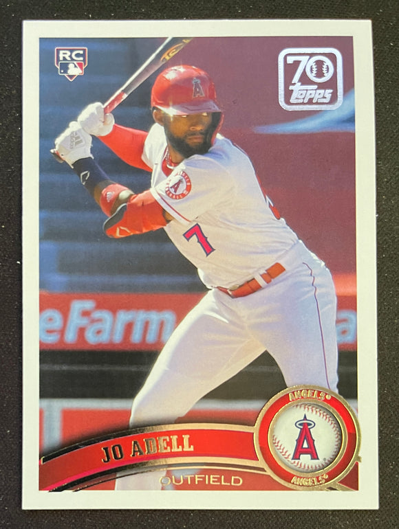 2021 Topps Baseball - Update Series - 70 Years of Topps Baseball - Jo Adell RC - Angels - 70YT-61