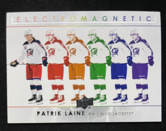 2021-22 Upper Deck Hockey - Series 1 - Electromagnetic - Patrik Laine - Blue Jackets - EM-25