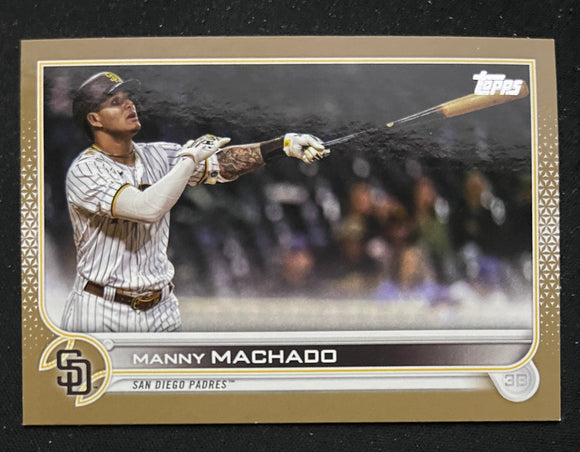 Topps Series 2 - Gold #/2022 - Manny Machado - Padres - 600