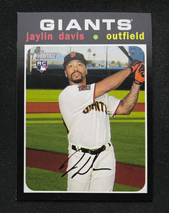 2020 Topps Heritage High Number - Jaylin Davis RC - Giants - 546