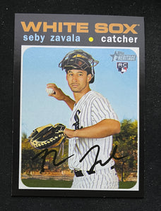 2020 Topps Heritage High Number - Seby Zavala RC - White Sox - 674