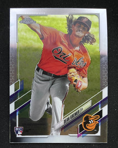 2021 Topps Chrome Baseball - Dean Kremer RC - Orioles - 104