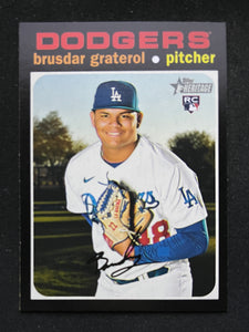 2020 Topps Heritage High Number - Brusdar Graterol RC - Dodgers - 601