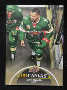 2021-22 Upper Deck Hockey - Series 1 - UD Canvas - Matt Doumba - Wild - C40