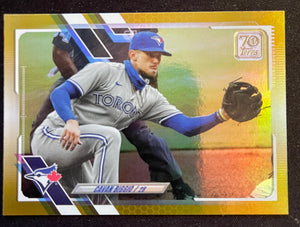 2021 Topps Baseball - Series One - Gold Foil - Cavan Biggio - Blue Jays - 246