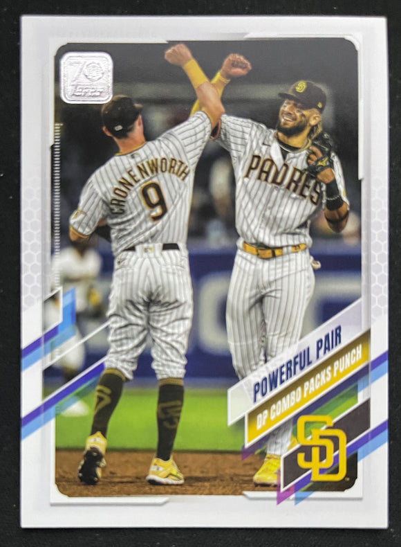 2021 Topps Baseball - Update Series - Powerful Pair Tatis Jr. Cronenworth - Padres - US79