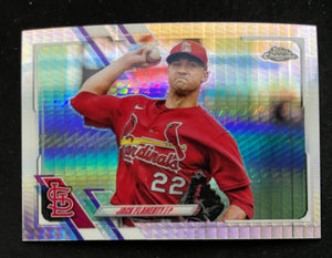 2021 Topps Chrome Baseball - Refractor - Jack Flaherty - Cardinals - 70