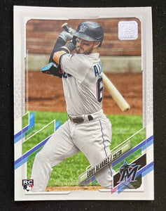 2021 Topps Baseball - Series One - Eddy Alvarez RC - Marlins - 326