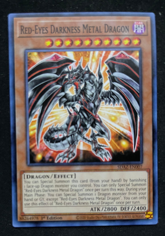 Yugioh - Albaz Strike - Red-Eyes Darkness Metal Dragon - SDAZ-EN0007 - 1st Edition - Common - unplayed