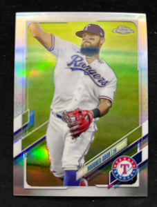 2021 Topps Chrome Baseball - Refractor - Rougned Odor - Rangers - 3