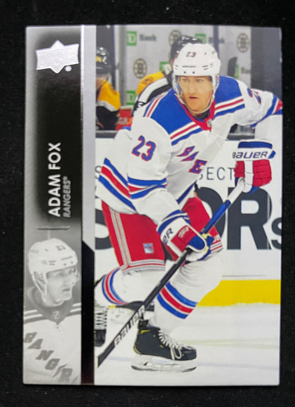 2021-22 Upper Deck Hockey - Series 1 - Adam Fox Rangers - 120