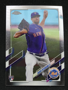 2021 Topps Chrome Baseball - David Peterson RC - Mets - 133