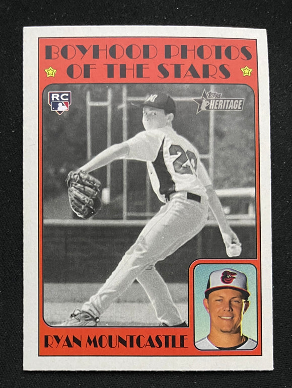 2021 Topps Heritage Baseball - Boyhood Photos of the Stars - Ryan Mountcastle RC - Orioles - 149