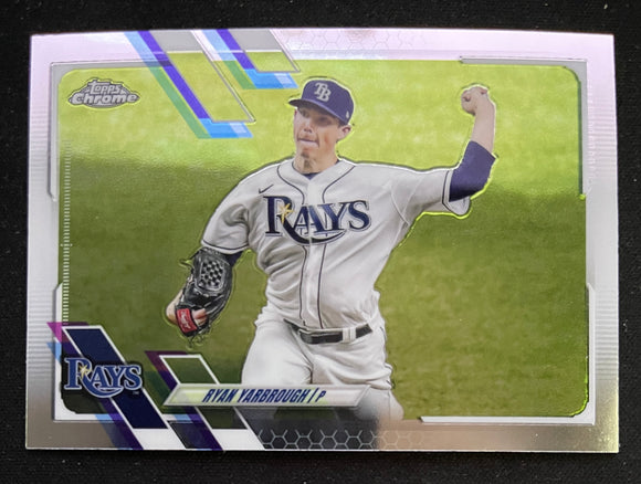 2021 Topps Chrome Baseball - Ryan Yarborough - Rays - 175