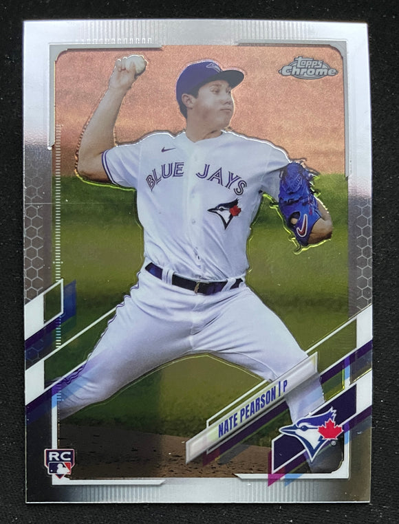 2021 Topps Chrome Baseball - Nate Pearson RC - Blue Jays - 136