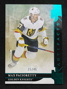 2019-20 Upper Deck Artifacts - Aqua #/45 - Max Pacioretty - Golden Knights - 75