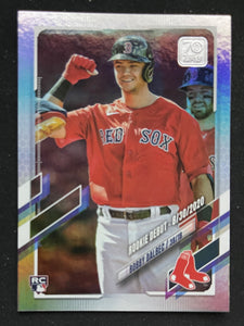 2021 Topps Baseball - Update Series - Rainbow Foil - Bobby Dalbec RC - Red Sox - US212