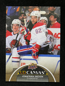 2021-22 Upper Deck Hockey - Extended Series - UD Canvas - Jonathan Drouin - Canadiens - C313