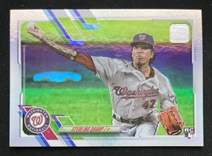 2021 Topps Baseball - Update Series - Rainbow Foil - Sterling Sharp RC - Nationals - US266