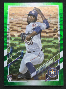 2021 Topps Baseball - Series Two - Green Foil #/499 - Enoli Paredes RC - Astros - 569