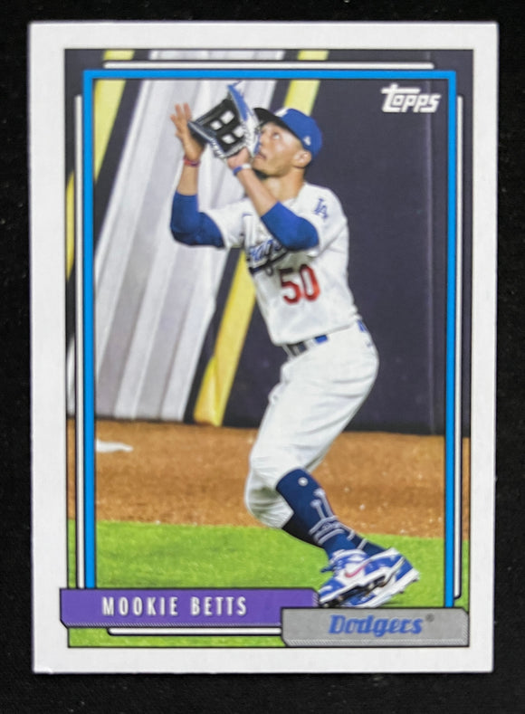 2021 Topps Baseball - Update Series - 1992 Redux - Mookie Betts - Dodgers - T92-1