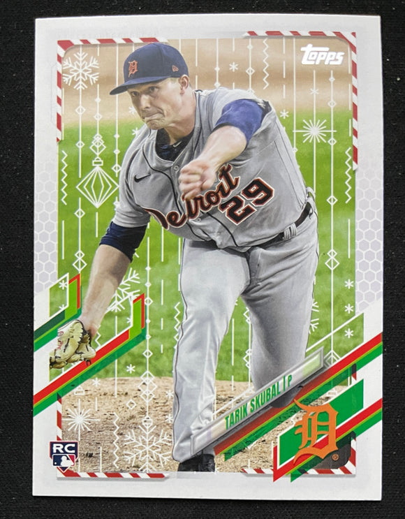 2021 Topps Holiday Baseball - Tarik Skubal RC -Tigers - HW218