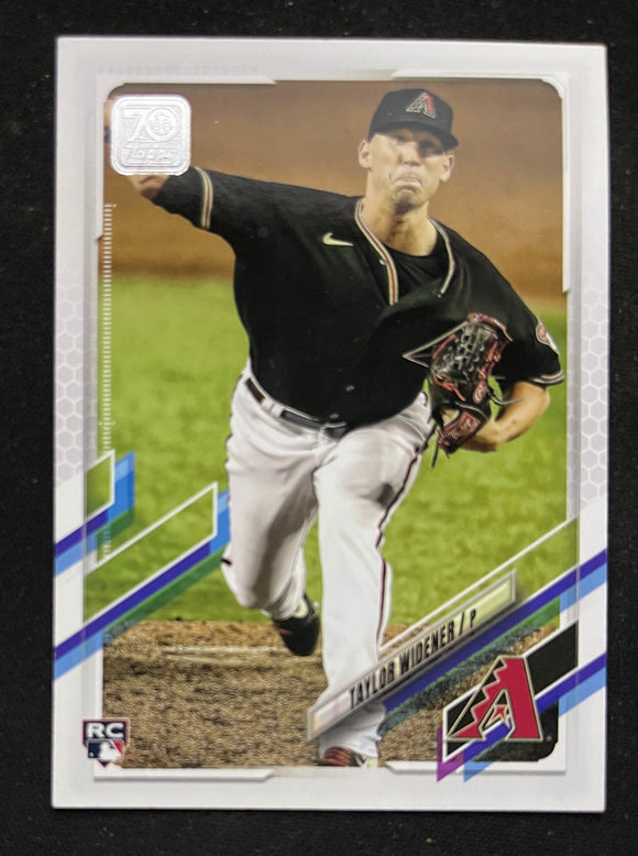 2021 Topps Baseball - Series Two - Taylor Widener RC - Diamondbacks - 481